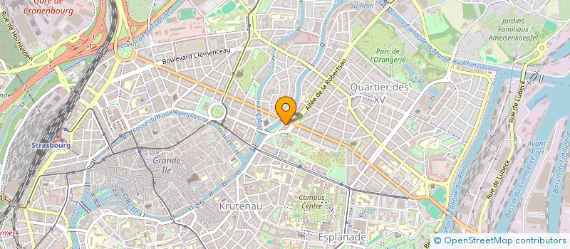 localisation de l'entreprise SCI 5.Q.D.  STRASBOURG