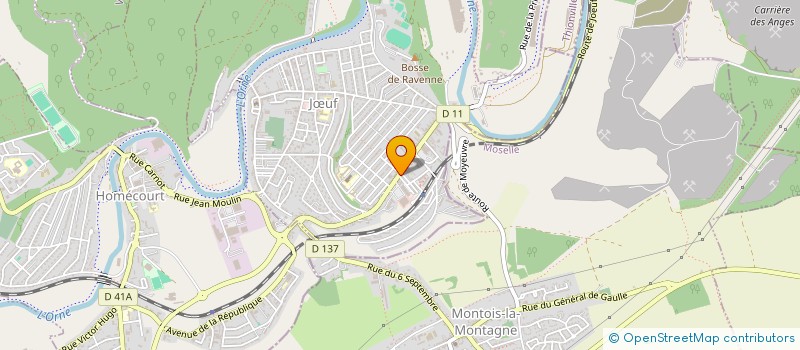 localisation de l'entreprise SCI 5 R  JUF