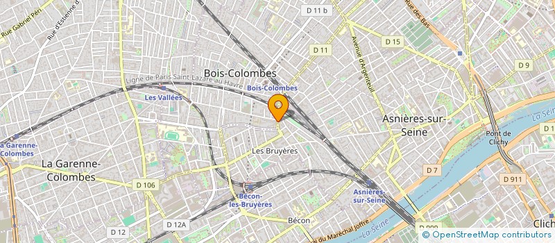 localisation de l'entreprise SCI 5 R DES BOURGUIGNONS A BOIS COLOMBES à BOIS-COLOMBES