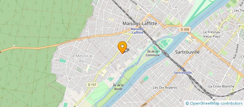 localisation de l'entreprise SCI 5 REPUBLIQUE  MAISONS-LAFFITTE