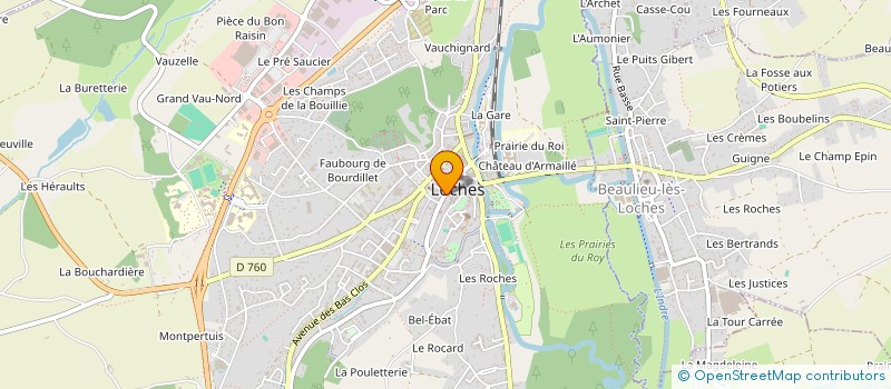 localisation de l'entreprise SCI 5 RUE BALZAC  LOCHES