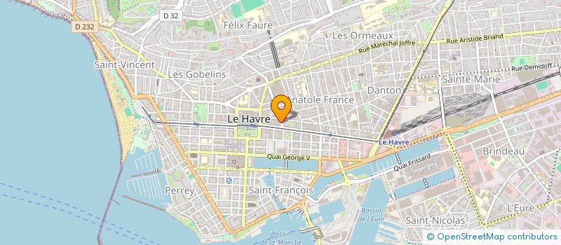 localisation de l'entreprise SCI 5 RUE CASIMIR PERIER à LE HAVRE