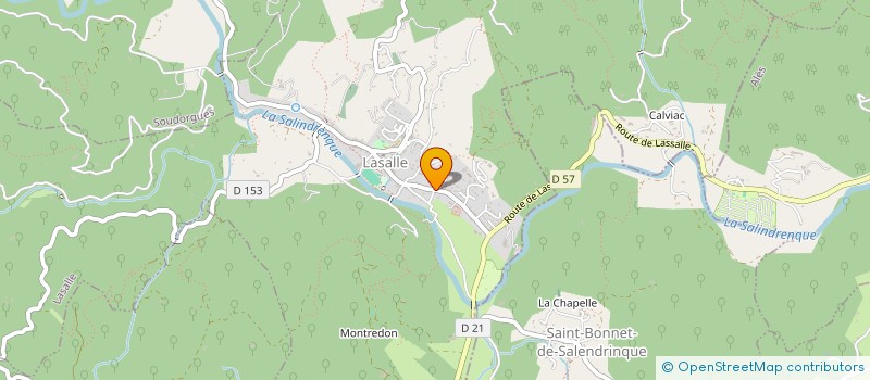 localisation de l'entreprise SCI 5  RUE DE LA BARAQUE  LASALLE