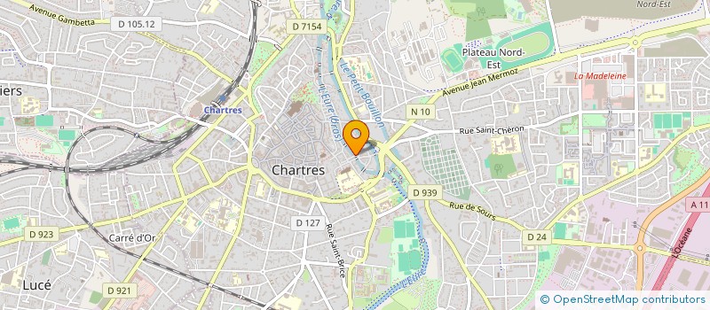 localisation de l'entreprise SCI 5 RUE DE LA FOULERIE à CHARTRES