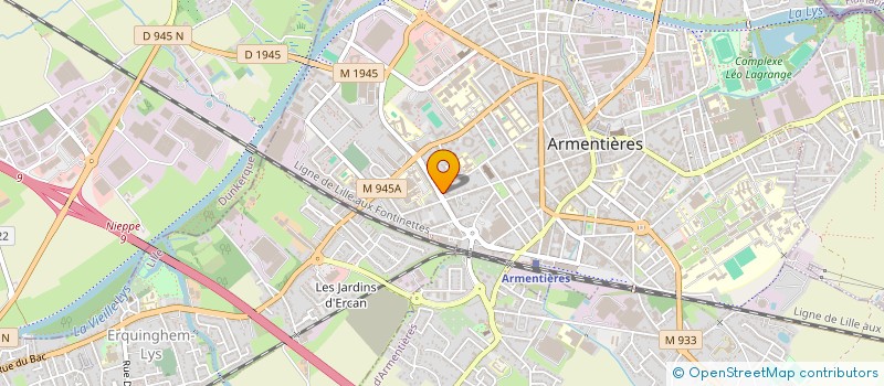 localisation de l'entreprise SCI 5 RUE DE LA GARE  ARMENTIERES