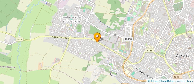 localisation de l'entreprise SCI 5 RUE DES CONSULS  SAINT-GEORGES-SUR-BAULCHE