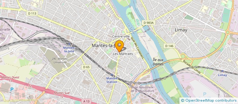 localisation de l'entreprise SCI 5 RUE DES PELERINS à MANTES-LA-JOLIE