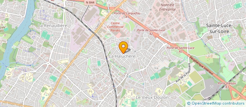 localisation de l'entreprise SCI 5 RUE DES ROCHETTES  NANTES