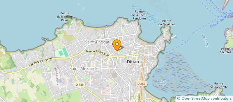 localisation de l'entreprise SCI 5 RUE DES TREFLES  DINARD