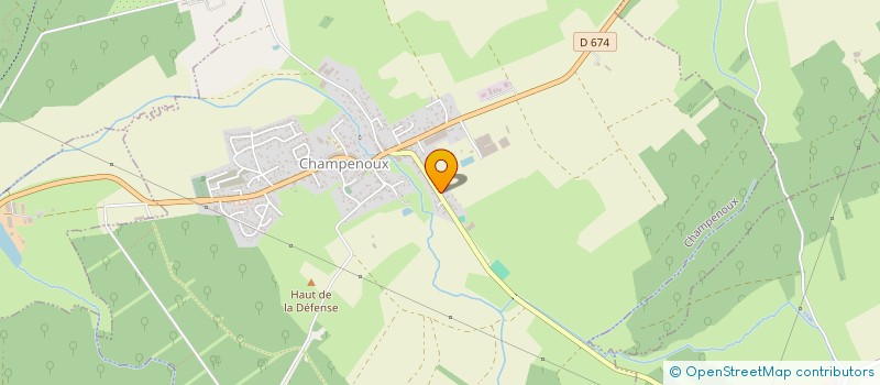 localisation de l'entreprise SCI 5 RUE DES VOSGES  CHAMPENOUX