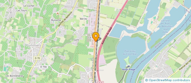 localisation de l'entreprise SCI 5 RUE DU BEAUJOLAIS  ANSE