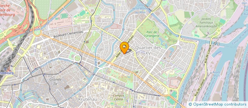 localisation de l'entreprise SCI 5 RUE DU TRIBUNAL à STRASBOURG
