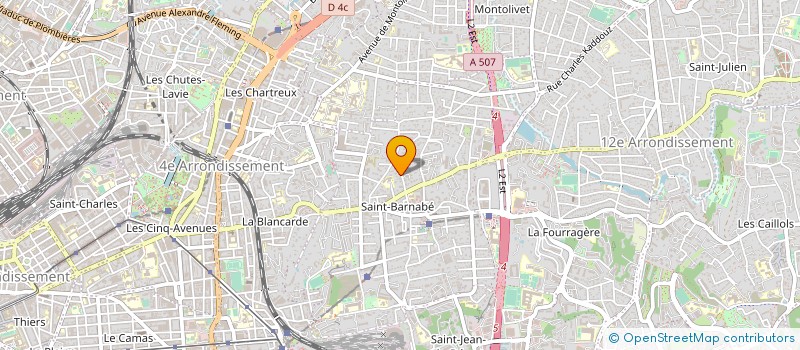 localisation de l'entreprise SCI 5 RUE GAUTIER à MARSEILLE