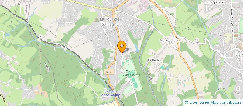 localisation de l'entreprise SCI 5 RUE JEANNE D ARC  LA TOUR-DE-SALVAGNY