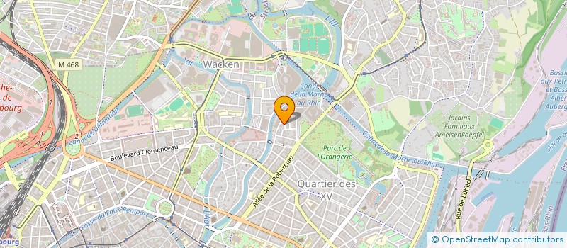 localisation de l'entreprise SCI 5 RUE LENOTRE  STRASBOURG