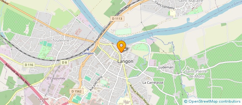 localisation de l'entreprise SCI 5 RUE MAUBEC à LANGON