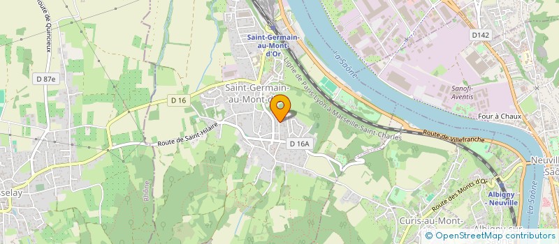 localisation de l'entreprise SCI 5 RUE MONTESQUIEU  SAINT-GERMAIN-AU-MONT-D'OR