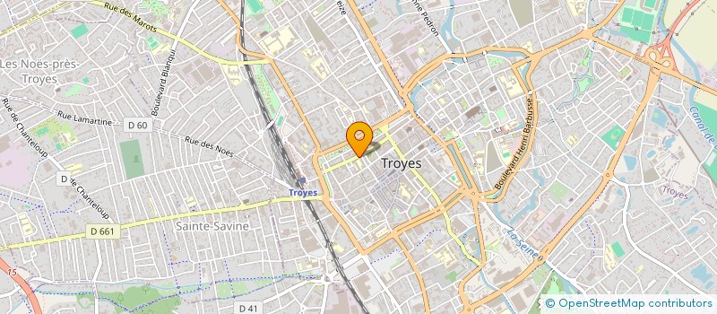 localisation de l'entreprise SCI 5 RUE PAUL DUBOIS à TROYES