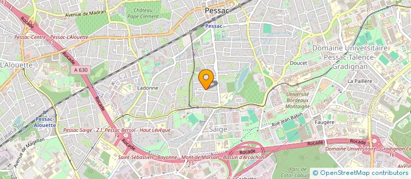 localisation de l'entreprise SCI 5 RUE RAIMU  PESSAC