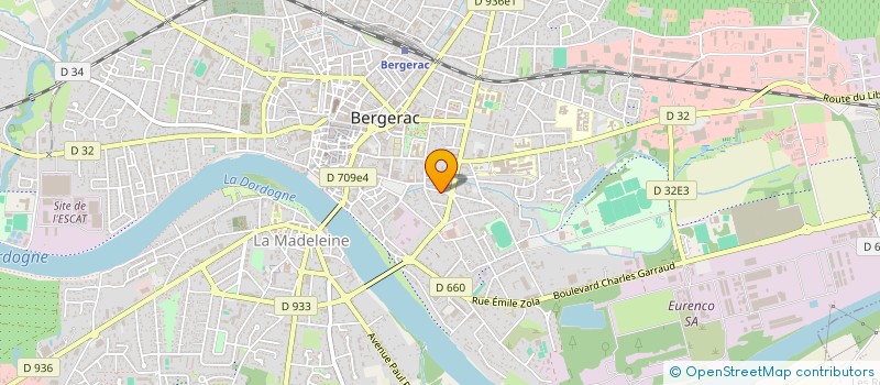 localisation de l'entreprise SCI 5 RUE ROLAND GARROS à BERGERAC