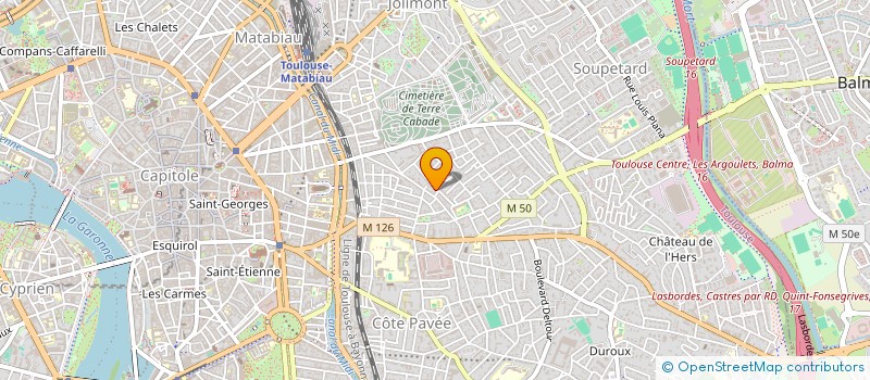 localisation de l'entreprise SCI 5 RUE SAINTE GENEVIEVE à TOULOUSE