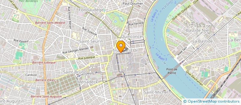 localisation de l'entreprise SCI 5 RUE VOLTAIRE  BORDEAUX