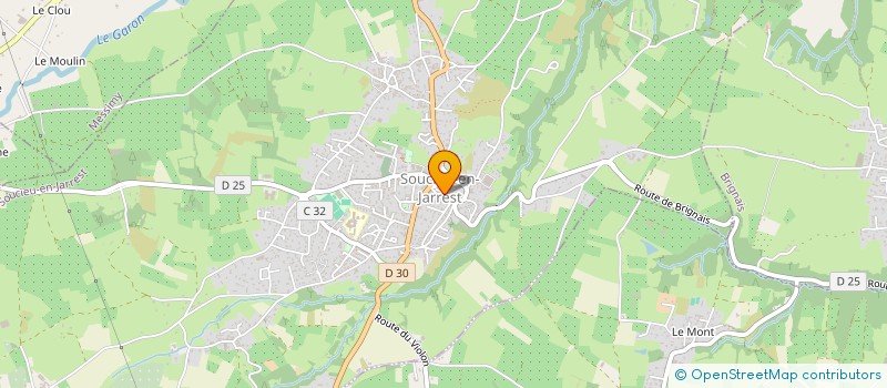 localisation de l'entreprise SCI 5 S  SOUCIEU-EN-JARREST