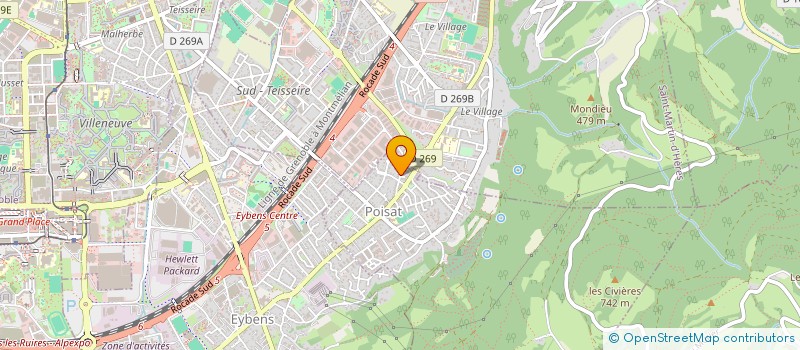 localisation de l'entreprise SCI 5 SENS IMMO  POISAT