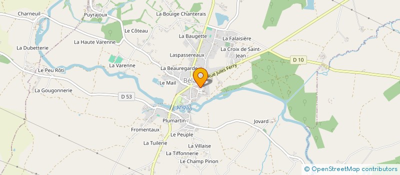 localisation de l'entreprise SCI 5 SM à BELABRE
