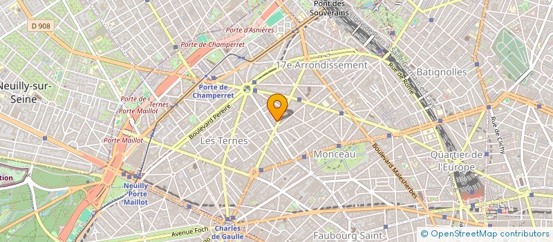 localisation de l'entreprise SCI 5 THANN MONCEAU  PARIS