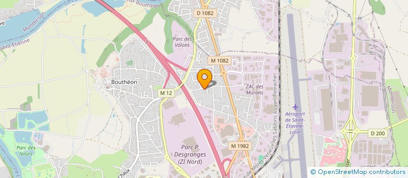 localisation de l'entreprise SCI 50  ANDREZIEUX-BOUTHEON