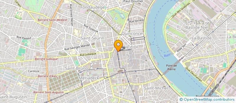 localisation de l'entreprise SCI 50 COURS DE L'INTENDANCE BORDEAUX  BORDEAUX