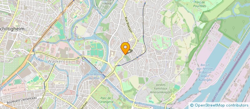 localisation de l'entreprise SCI 50 RUE BOECKLIN  STRASBOURG