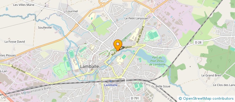 localisation de l'entreprise SCI 50 RUE D'ARMOR  LAMBALLE-ARMOR