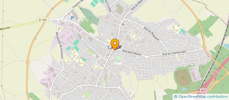 localisation de l'entreprise SCI 50 RUE DE LA CLEF  CARVIN