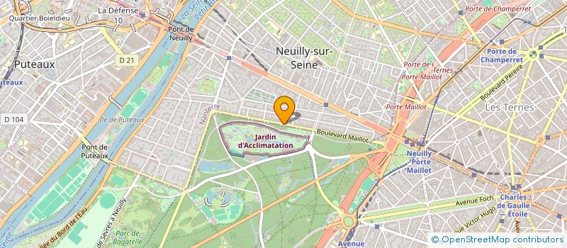 localisation de l'entreprise SCI 50 RUE DU RANELAGH à NEUILLY-SUR-SEINE