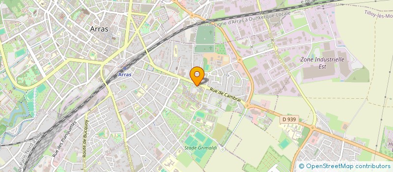localisation de l'entreprise SCI 50 TER RUE DE CAMBRAI à ARRAS