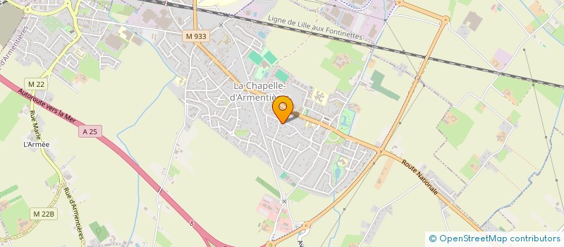 localisation de l'entreprise SCI  5000  LA CHAPELLE-D'ARMENTIERES