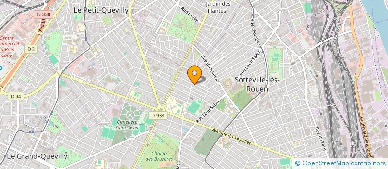 localisation de l'entreprise SCI 51 BOULEVARD SAINT-MARTIN  SOTTEVILLE-LES-ROUEN