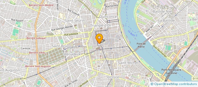 localisation de l'entreprise SCI 51 CLEMENCEAU  BORDEAUX