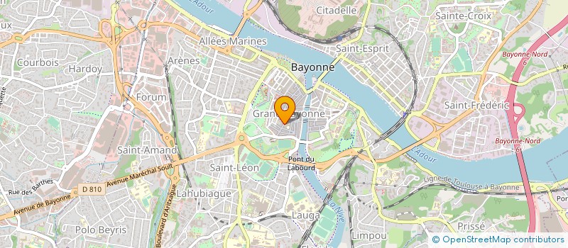 localisation de l'entreprise SCI 51 RUE D ESPAGNE  BAYONNE