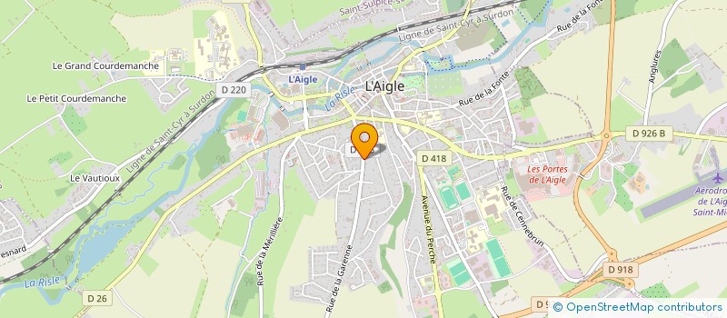 localisation de l'entreprise SCI 51 RUE MARECHAL FOCH à L'AIGLE