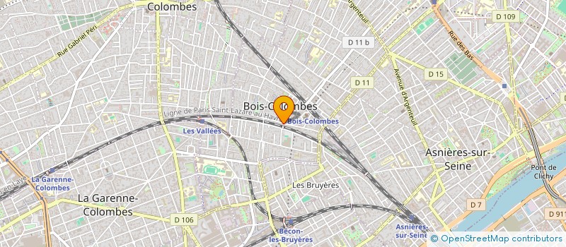 localisation de l'entreprise SCI 51 RUE PAUL DEROULEDE à BOIS-COLOMBES
