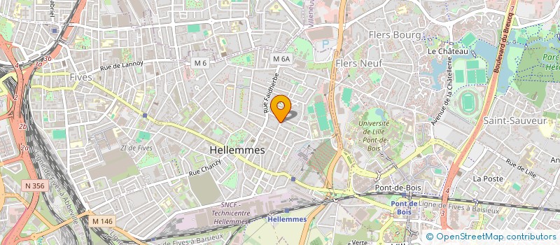 localisation de l'entreprise SCI 51 RUE RASPAIL  LILLE