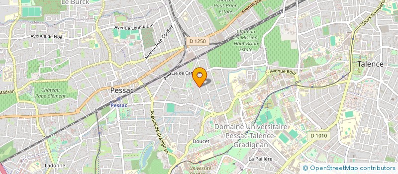 localisation de l'entreprise SCI 51 RUE THIERS  PESSAC