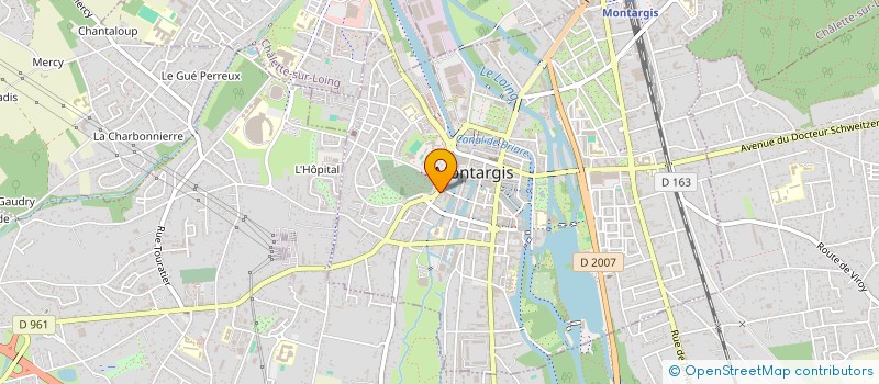 localisation de l'entreprise SCI 51 VILLENEUVE à MONTARGIS