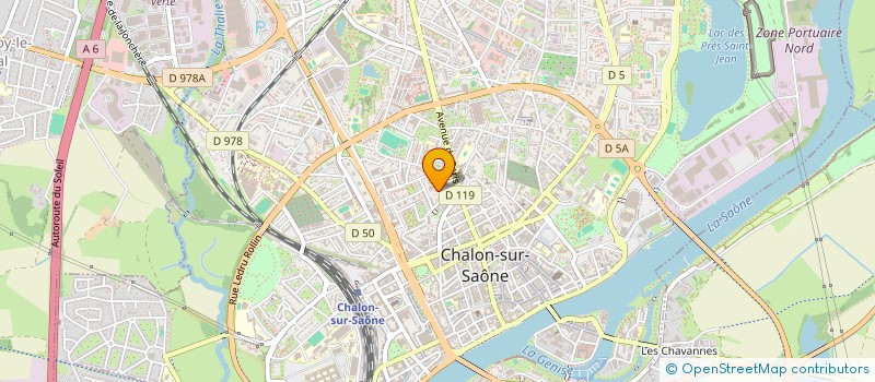 localisation de l'entreprise SCI 52-3 à CHALON-SUR-SAONE
