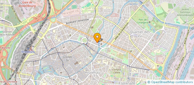 localisation de l'entreprise SCI 52  STRASBOURG