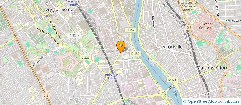 localisation de l'entreprise SCI 52 AVENUE ANATOLE FRANCE  VITRY-SUR-SEINE