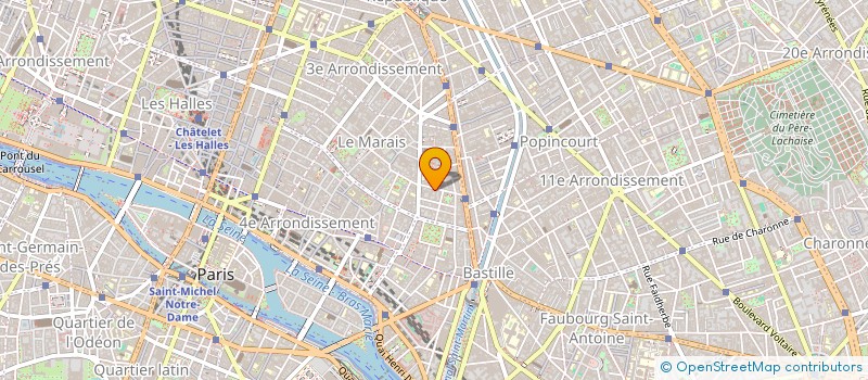 localisation de l'entreprise SCI 52 PAUL DOUMER  PARIS